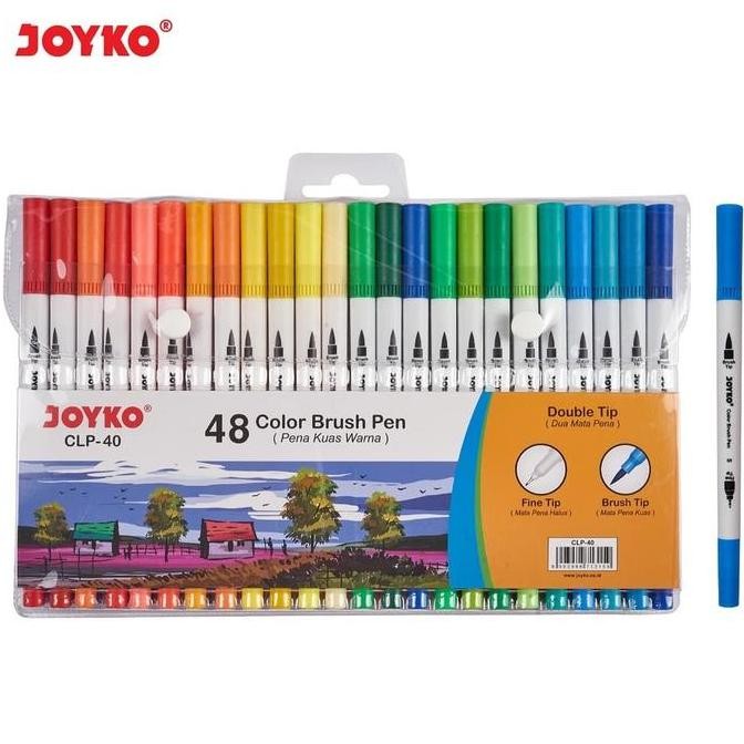 

New Product - Brush Pen Joyko 48 Warna Clp-40 Kiarastoreku