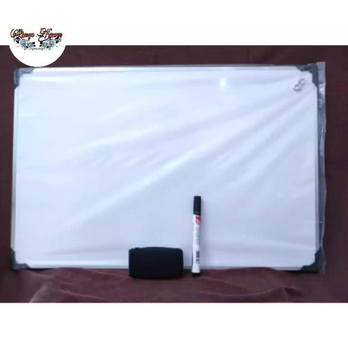 

Papan Tulis/Whiteboard Mini Uk 40X50Cm Free Spidol + Penghapus Co