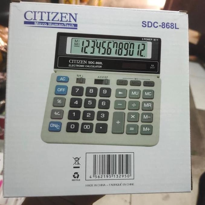 

New Product - Kalkulator Citizen Sdc-868L Kiarastoreku