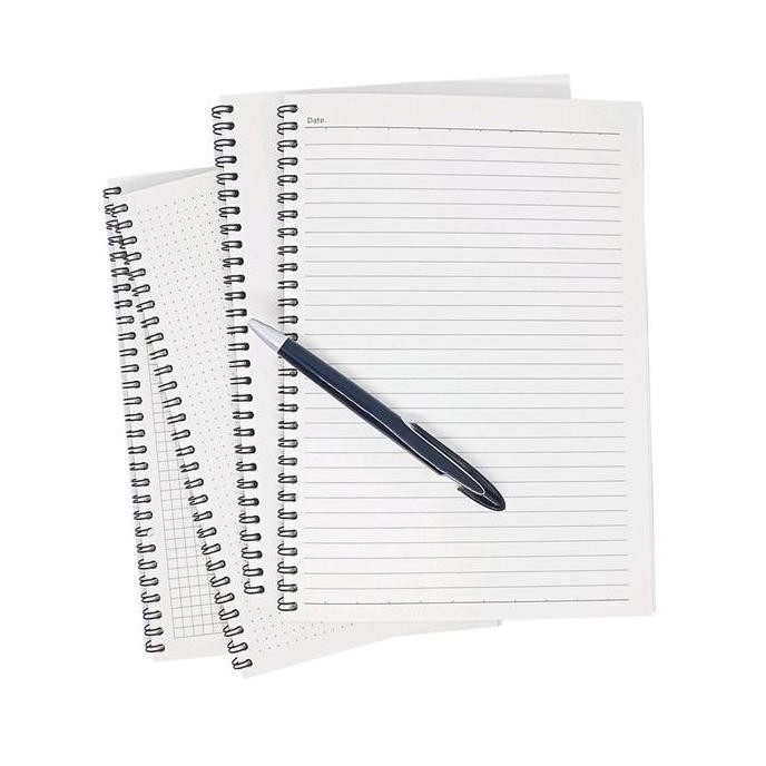 

Otebook A4/Jurnal/Buku Catatan/Notepad/Hvs/ Grid/Kotak2#Dotted/Titik2 #Blank/Polos Co