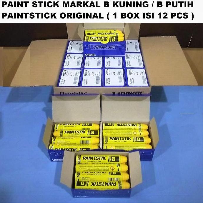 

Paint Stick Markal B 12Pc- Marker U.S.A. Penanda Logam Pipa Kaca Karet Co