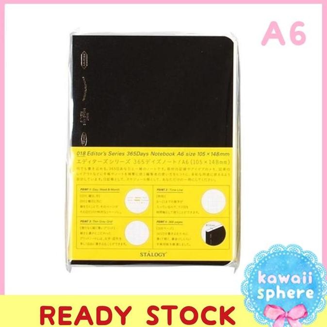 

Stalogy 365 Days Notebook | A6 | Stock Co
