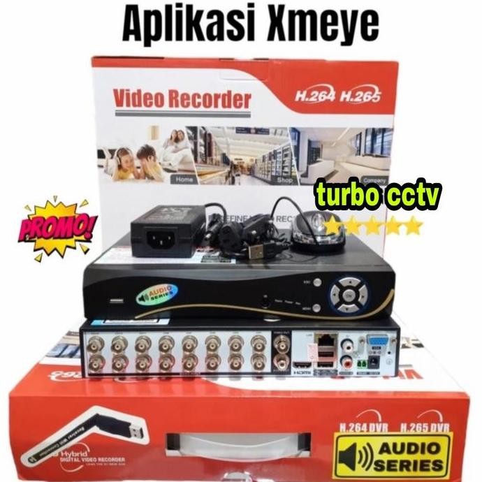 DVR 16 Channel Xmeye Full HD / DVR 16CH Xmeye 2560P 5MP 6 IN 1