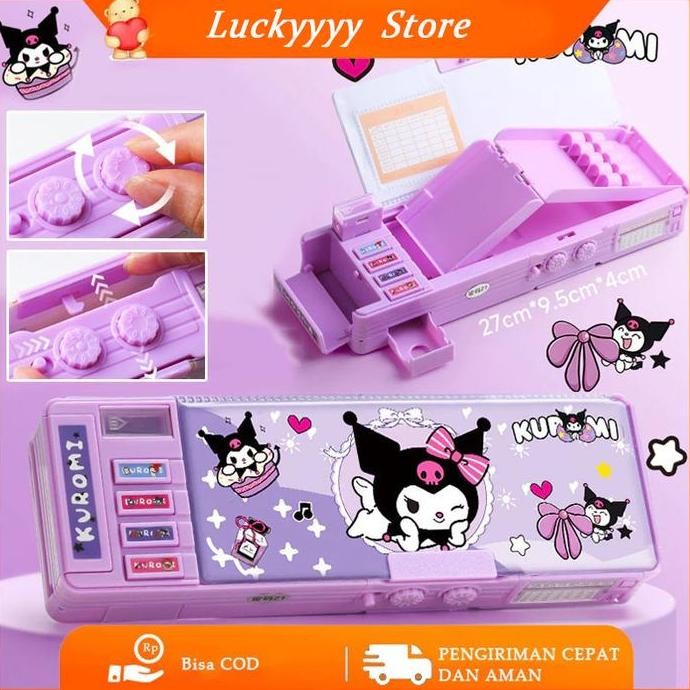 

CodKotak Pensil Anak Perempuan Kotak Pensil Kuromi Kotak Pensil Multifungsi Cinnamoroll Kotak Alat Tulis Multifungsi Kunci Perempuan Pensil Sanrio Dua Sisi Bernilai Tinggi Kapasitas Besar Co