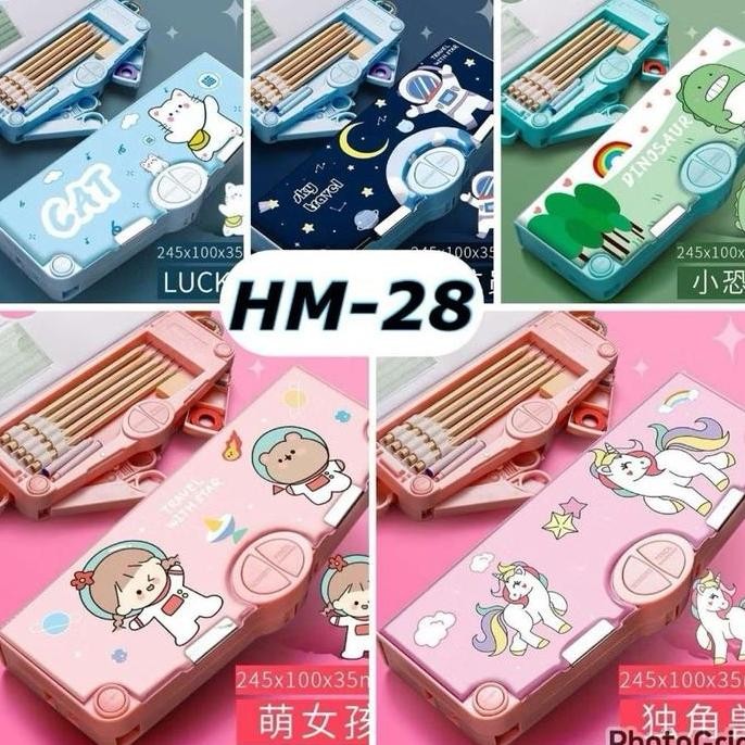 

CodKotak Alat Tulis / Kotak Pensil Pola Kartun Rautan Kapasitas / Tempat Pensil Dua Lapis Bahan Plastik Multifungsi Untuk Anak Laki-Laki / Perempuan Stationery Co