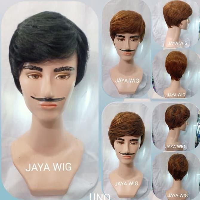 TERMURAH - RAMBUT PALSU PRIA /WIG COWOK /WIG PRIA /WIG PENDEK /FRONTLACEWIG
