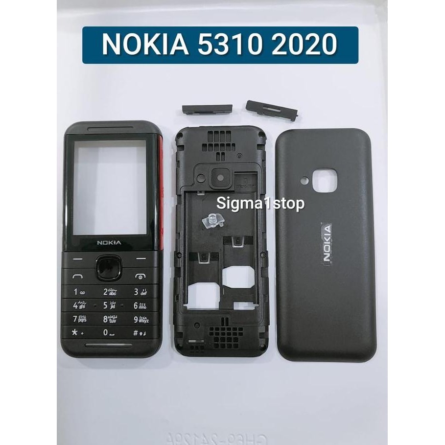 Nokia 5310 2020  Casing Full Set + Tulang  Housing  Case  Kesing 5310 Co
