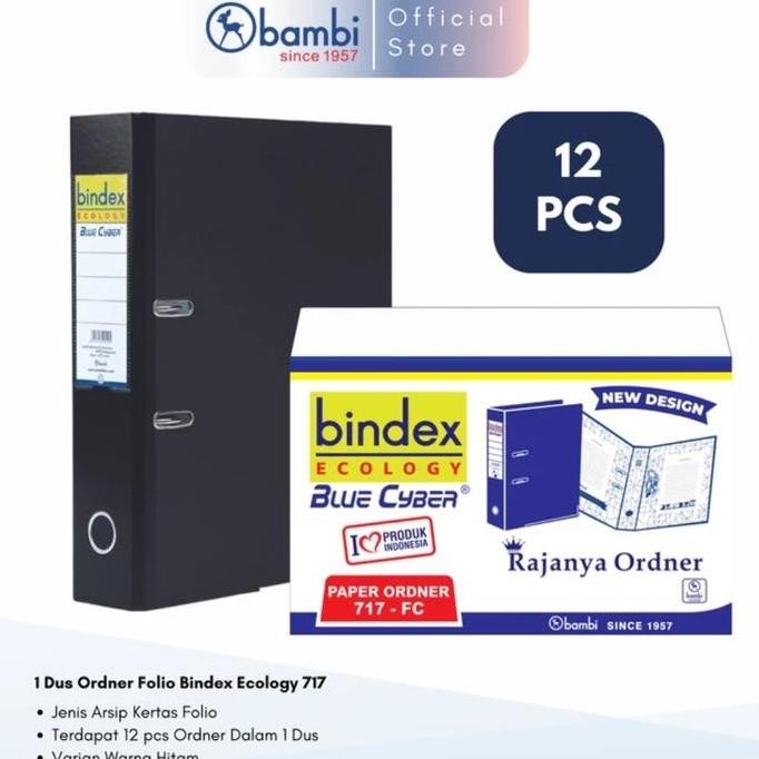 

Odner Bindex Folio 717 Hitam Harga Satu Dus Isi 12 Co
