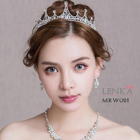 [STOK TERABTAS] HEADPIECE HIJAB CROWN BRIDAL ASESORIS PERNIKAHAN MRW021