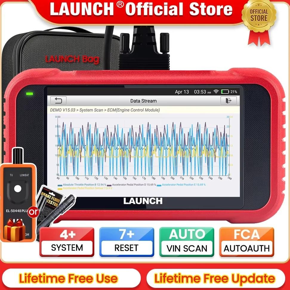 LAUNCH X431 CRP123E V2.0 /CRR123I V2.0 Car OBD2 Diagnostic Tools Auto OBD Scanner ABS SRS Engine AT+