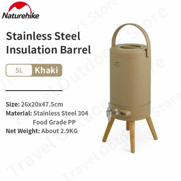 Stainless Steel Thermos Bucket Naturehike Nh22Sj002 Co