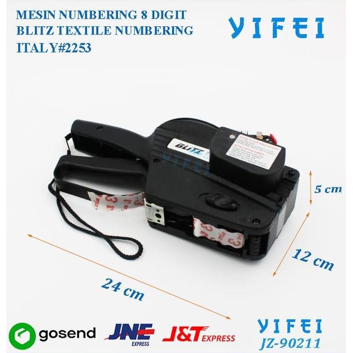 

Blitz Consecutive Labeller / Mesin Numbering - 2253 / Yifei-90211 Co