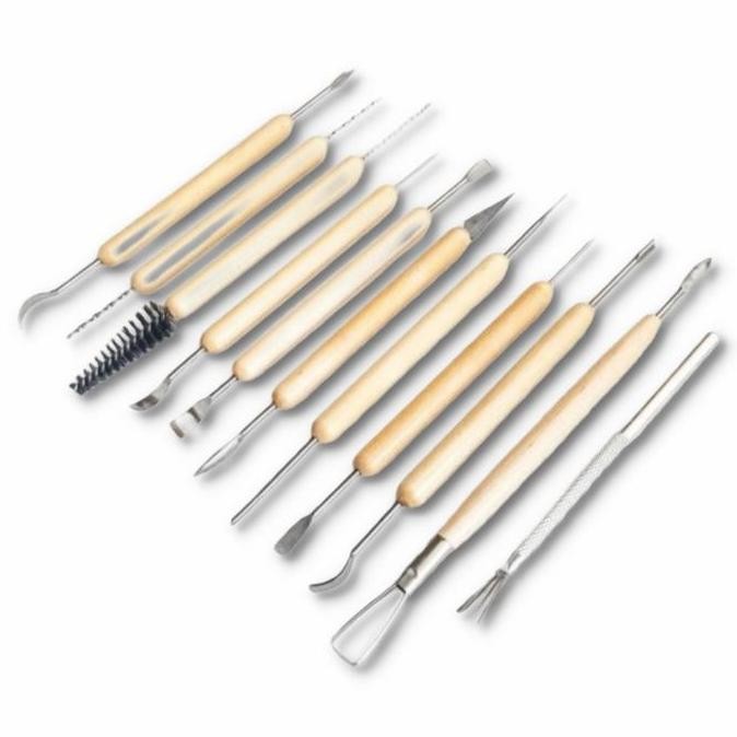 

V-Tec Alat Clay Tool / Alat Ukir Set E0088-10B/6 Co