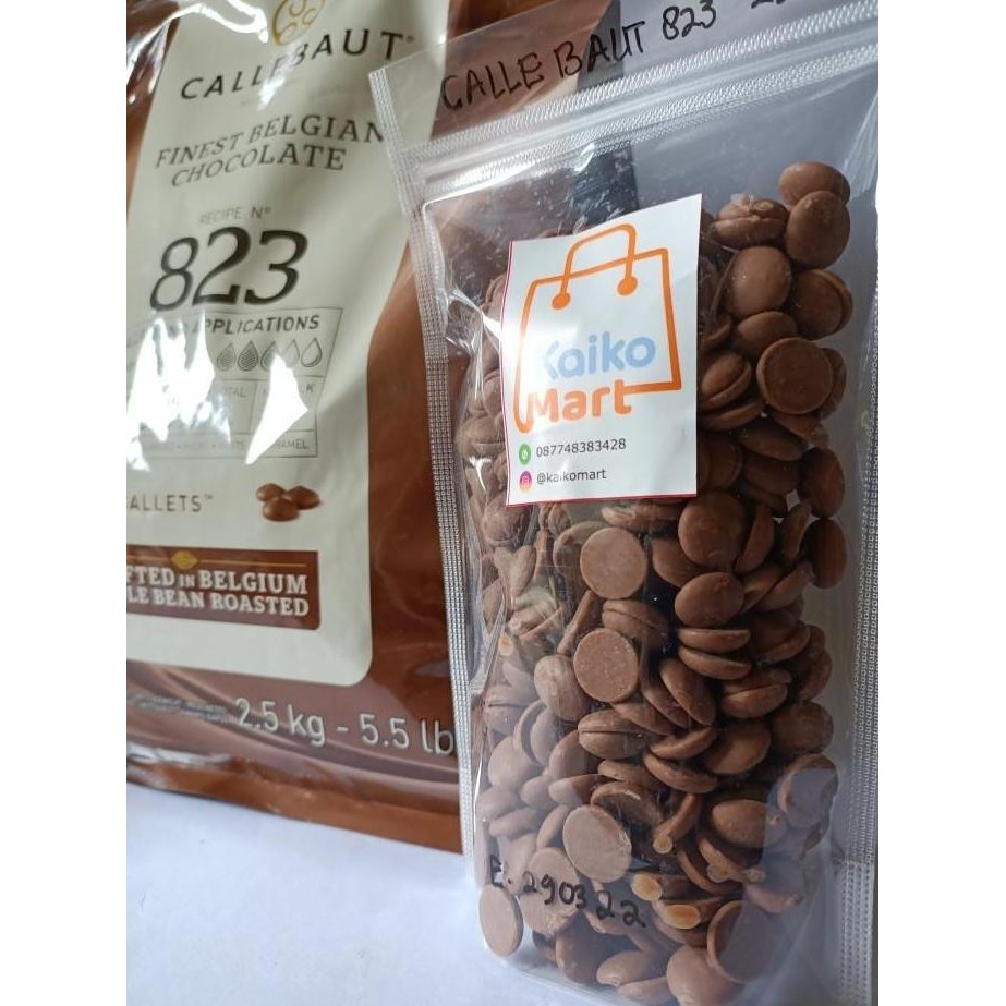 

Callebaut Milk Callets 823 Repack 500Gr - Coklat Susu Belgium Coklat Co