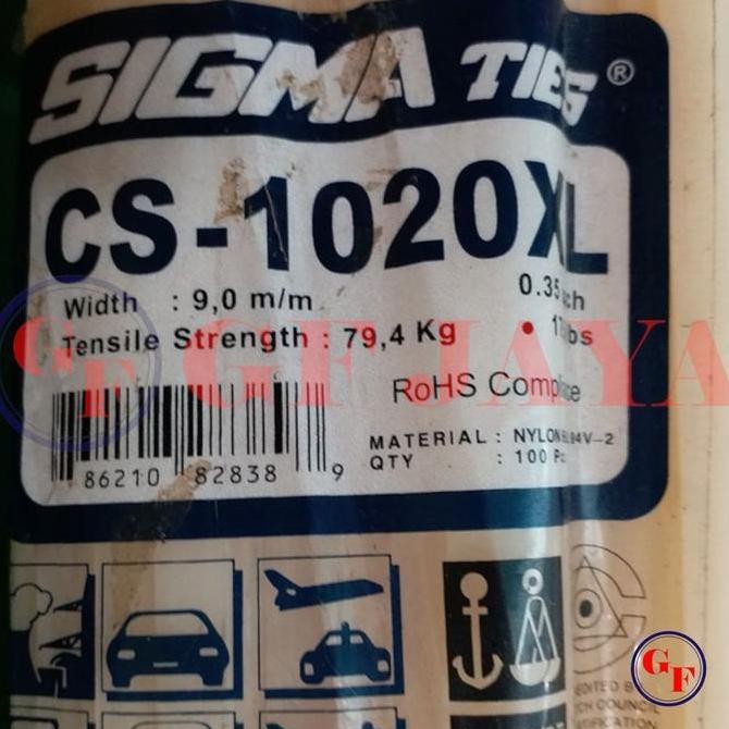 

Kabel Ties Sigma Cs 1020Xl / 102Cm Putih Cs1020Xl Cable White 100 Cm Co