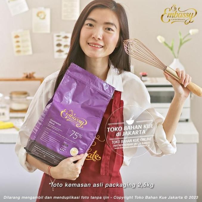 

Tulip Easimelt Dark Krakatoa 75% Coklat Kancing Button Chocolate 2,5Kg Co