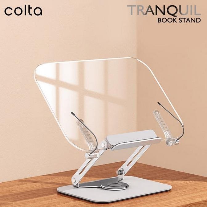

Colta Tranquil Transparant Book Stand Dudukan Penjepit Tatakan Buku Co
