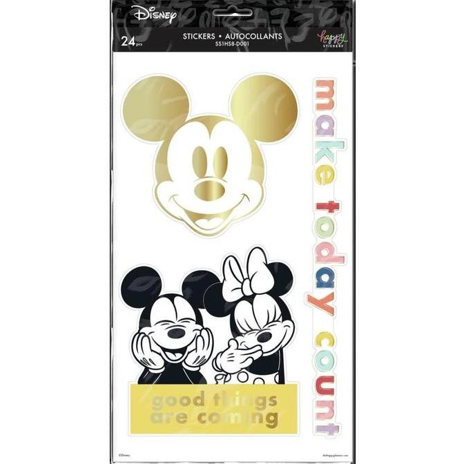 

Happy Planner Disney Mickey Mouse & Minnie Mouse Colorblock Large Icon Co