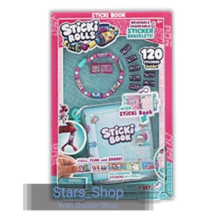 

Sticki Rolls Sticki Book 120 Stickers Inside Original Co