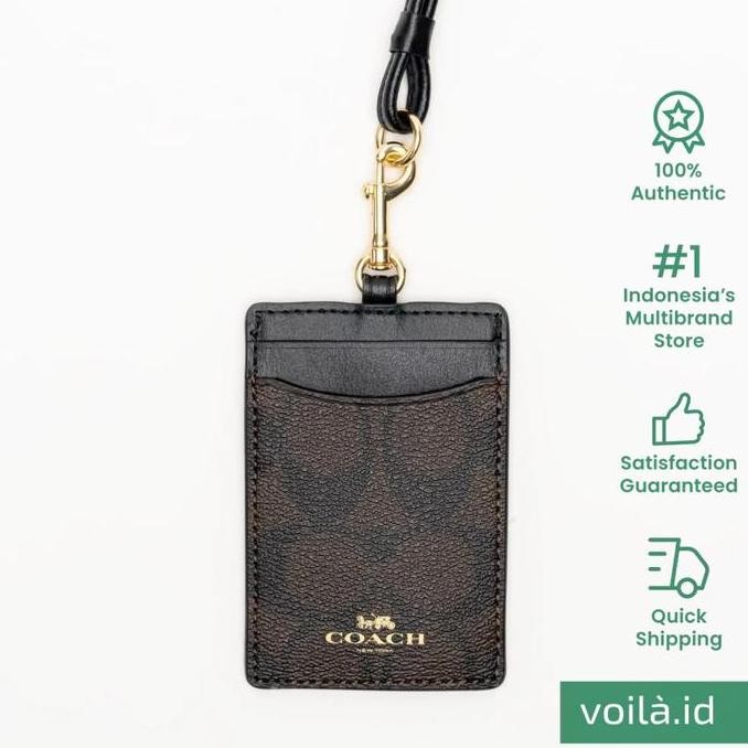 

Voilaid Coach Lanyard Signature Brown Black - 63274 Imaa8 Co