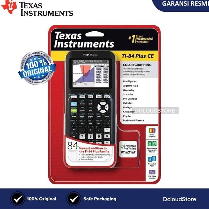 

Calculator Original Ti 84 Plus Ce Texas Instrument Graphing Kalkulator Co