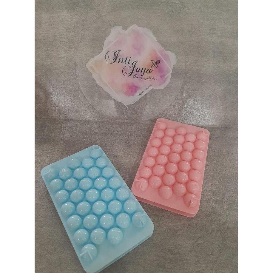 ~~~] CETAKAN JELLY BULAT KECIL/CETAKAN PUDDING KECIL/CETAKAN ES BATU BULAT (WARNA RANDOM)