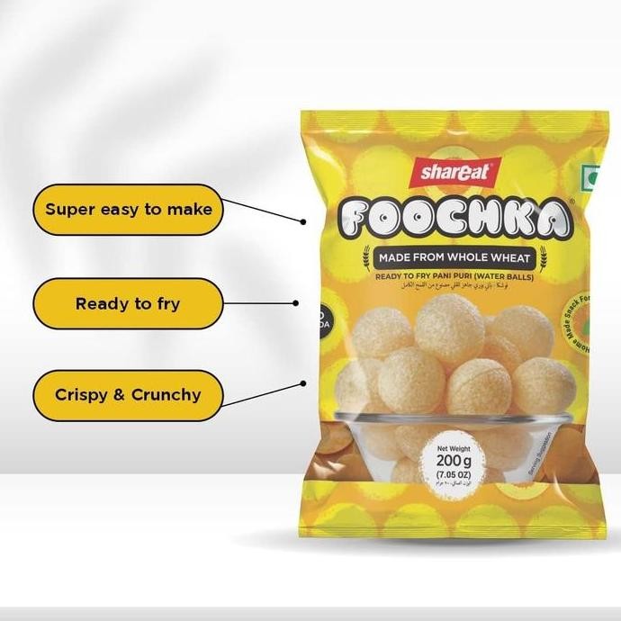 

Ready stock] FOOCHKA READY TO FRY PURI PAPAD 200 GM