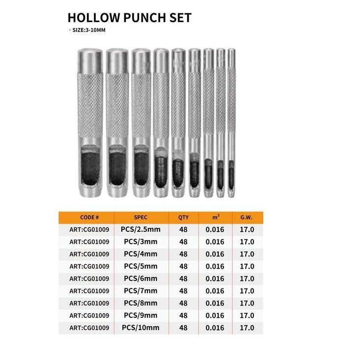

DINGQI Alat Pembolong Ketok Hole punch Set CG01006 CG01009