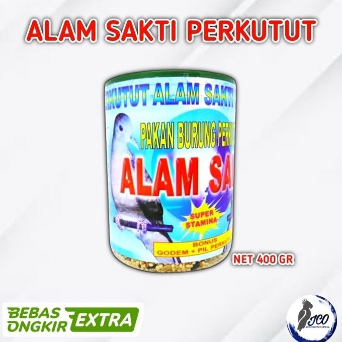 ALAM SAKTI PERKUTUT PAKAN BURUNG PERKUTUT PUTER PAKAN RACIKAN BURUNG