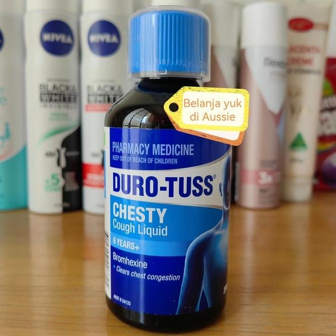 BEBAS ONGKIR - DURO-TUSS CHESTY Cough Liquid (Obat Batuk) 200mL - Made in Australia