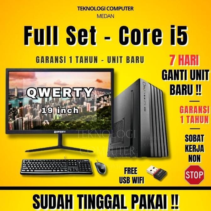 Core I5 | Full Set | Cpu Komputer | Pc Rakitan New Stok