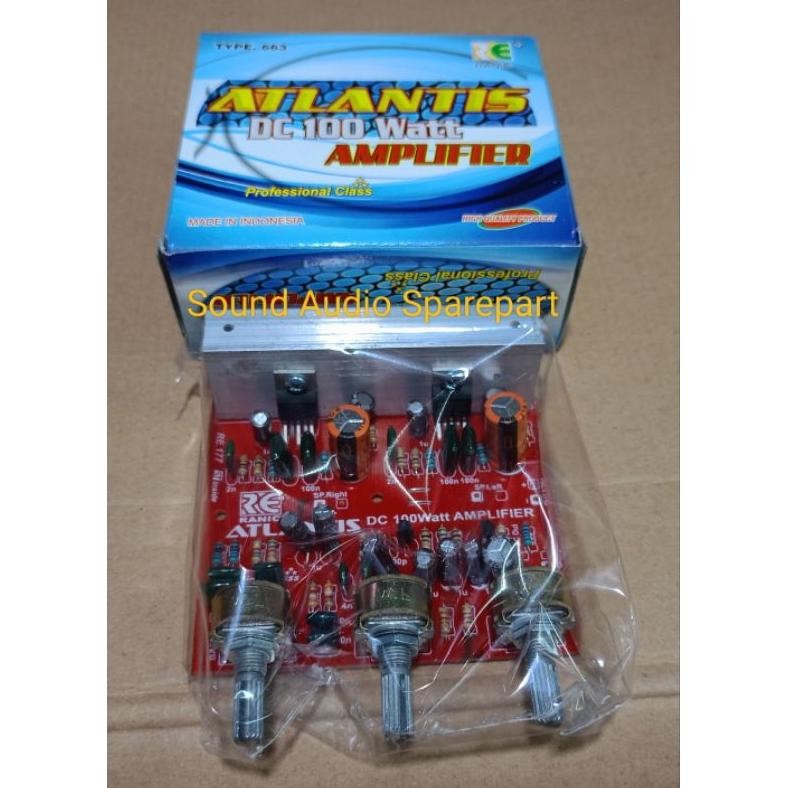 Kit Aktif Speaker TDA2003 Stereo 12 Volt DC