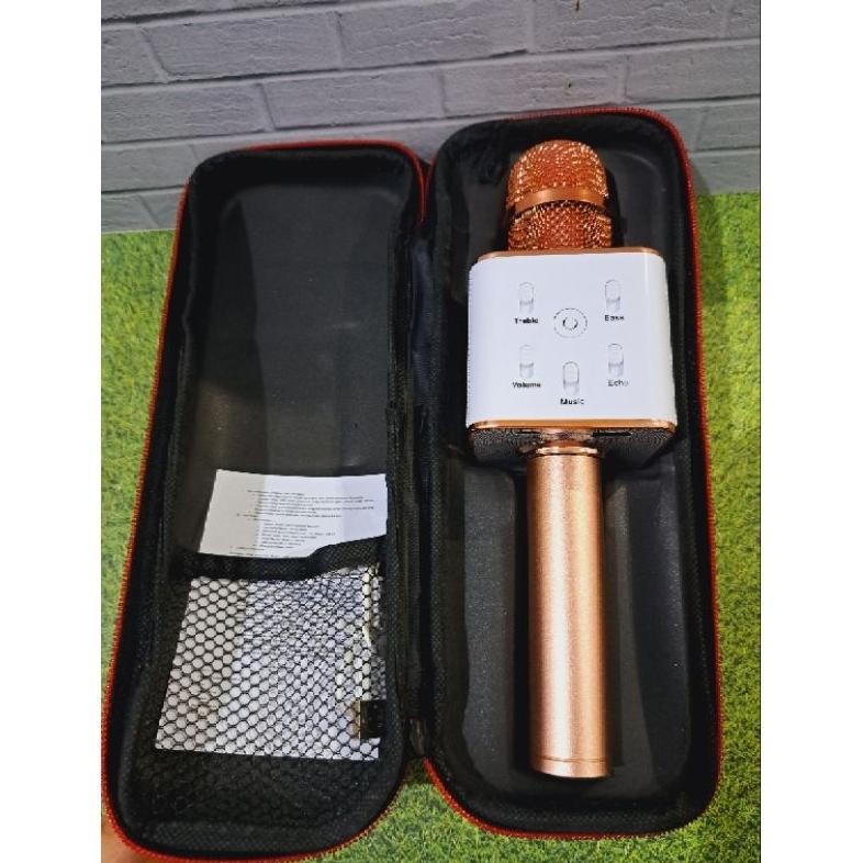 Mic SQone Q7 SQone858 / MIC Bluetooth / Mic karaoke / mic nyanyi / Microphone Bluetooth Mic Mikropon