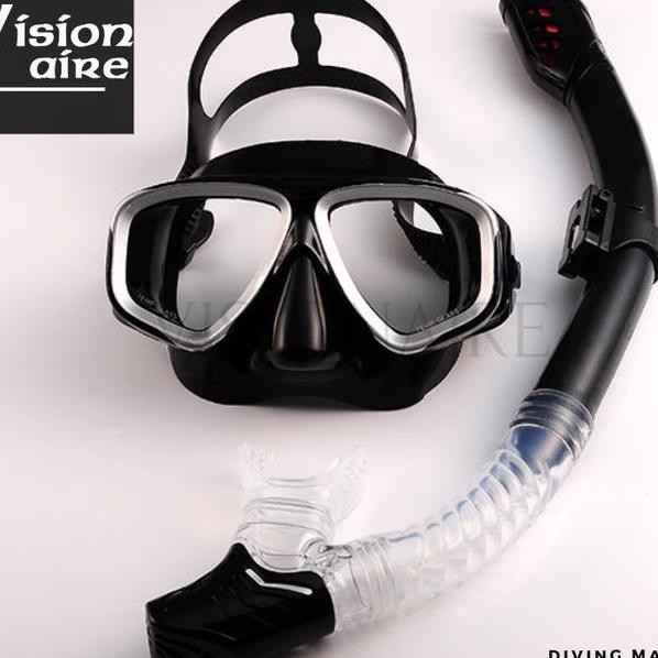 Paket Diving Mask Minus Dry Snorkle