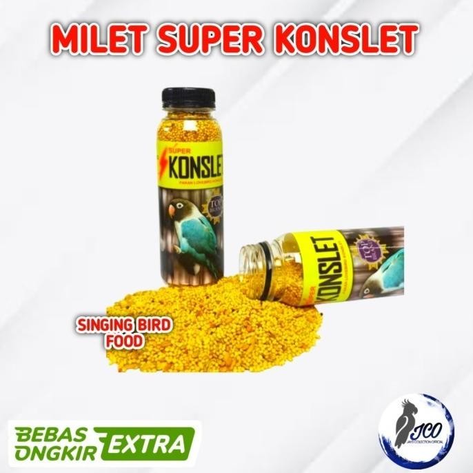 PAKAN BURUNG LOVEBIRD MILET KONSLET MAKANAN BURUNG LOVEBIRD MILET KONSLET