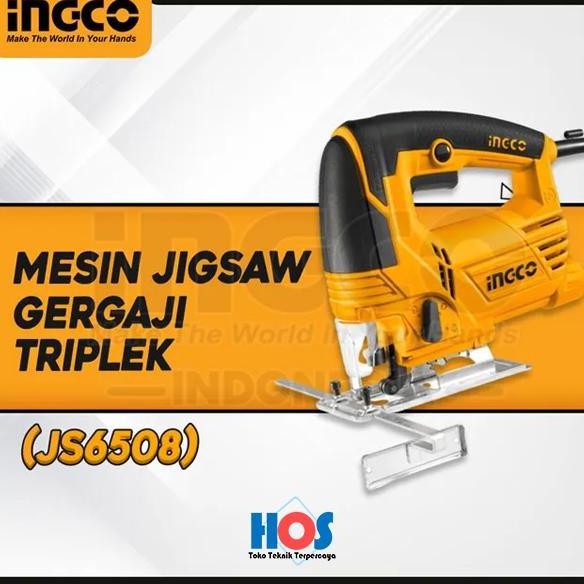 :>:>:>:>] Mesin Gergaji Triplek Jigsaw Ingco INDUSTRIAL 650W JS6508