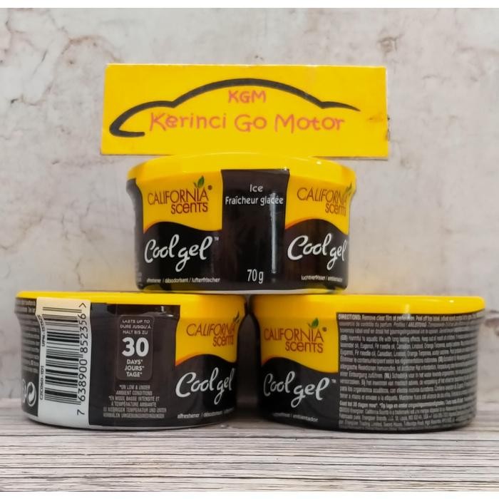(Allthebest) PEWANGI CALIFORNIA SCENTS COOL GEL ICE PARFUM MOBIL