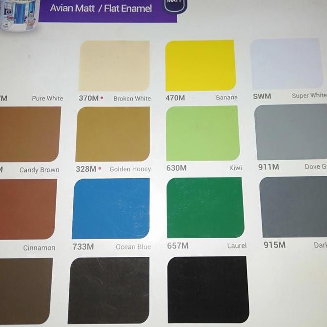 Avian Cat Kayu Besi 915M Dark Grey Abu Tua Doff 0.9Liter Asli