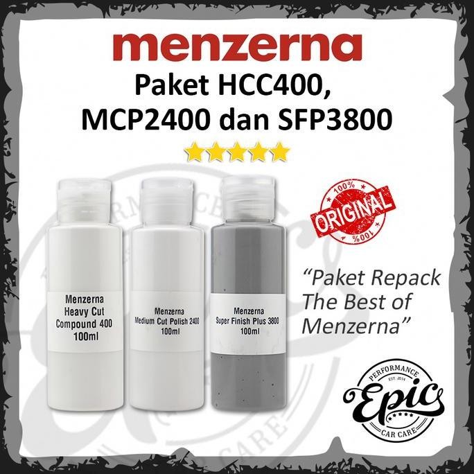 Paket Repack Menzerna 400 Menzerna 2400 Menzerna 3800 Asli