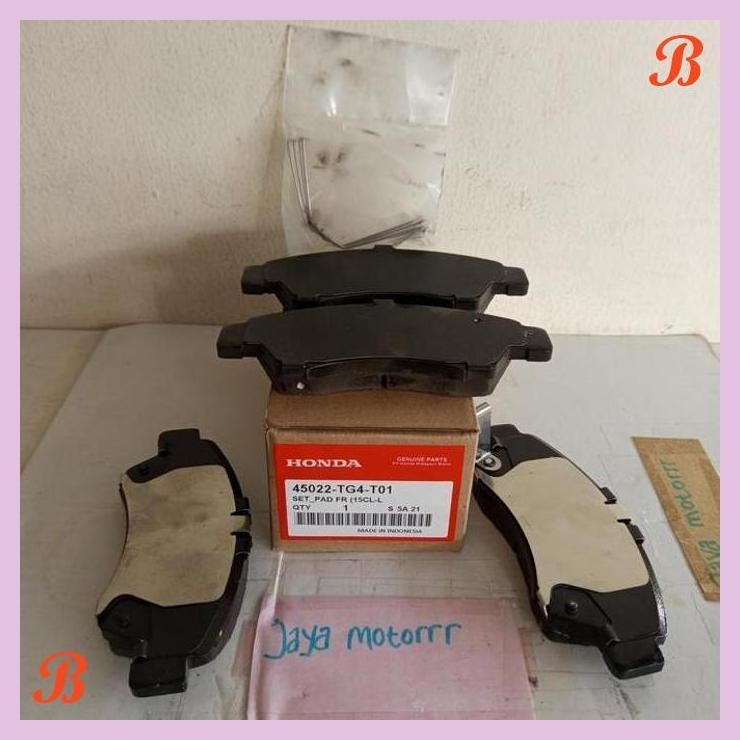 | JY | BRAKE PAD KAMPAS REM DEPAN HONDA JAZZ GD BRIO CITY GD8 ORIGINAL 45022-TG4-T01