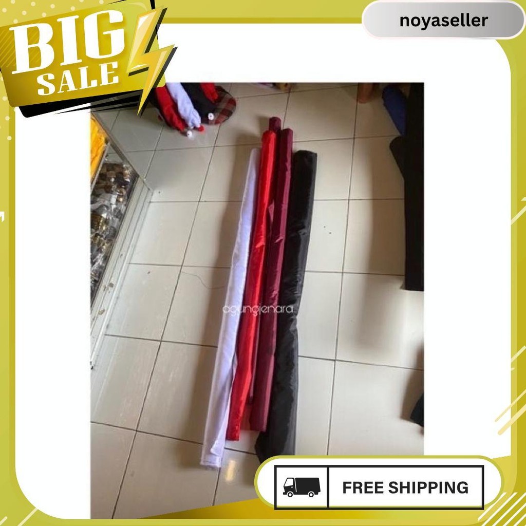 Kain Parasut Bendera /Umbul-Umbul Gratis Ongkir