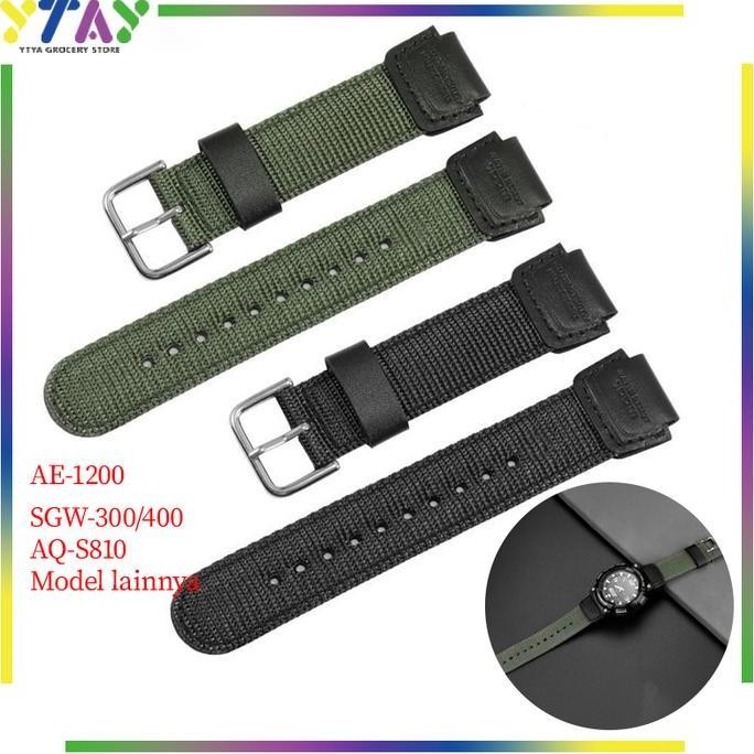 baru Strap Nylon Tali/Jam Kanvas Casio/Tali Kanvas Casio/Tangan Canvas Nylo