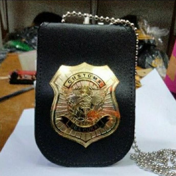 

kalung lencana bea cukai kalung kta bea cukai nametag bea cukai