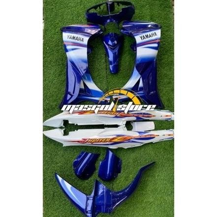 Cover Full Body Halus Jupiter Z lama Jupiter Cw 2004-2005 Biru putih plus strig