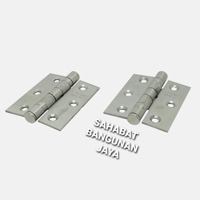 ENGSEL PINTU (4inch) DAN JENDELA (3inch)TEBAL STAINLESS SUS 304 CAVANI