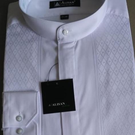 baru  baju koko pria lengan panjang Alisan jumbo