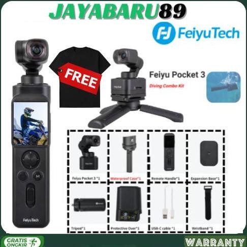Feiyu Pocket 3 Kit Bundle Waterproof Case FeiyuTech Pocket 3 Camera