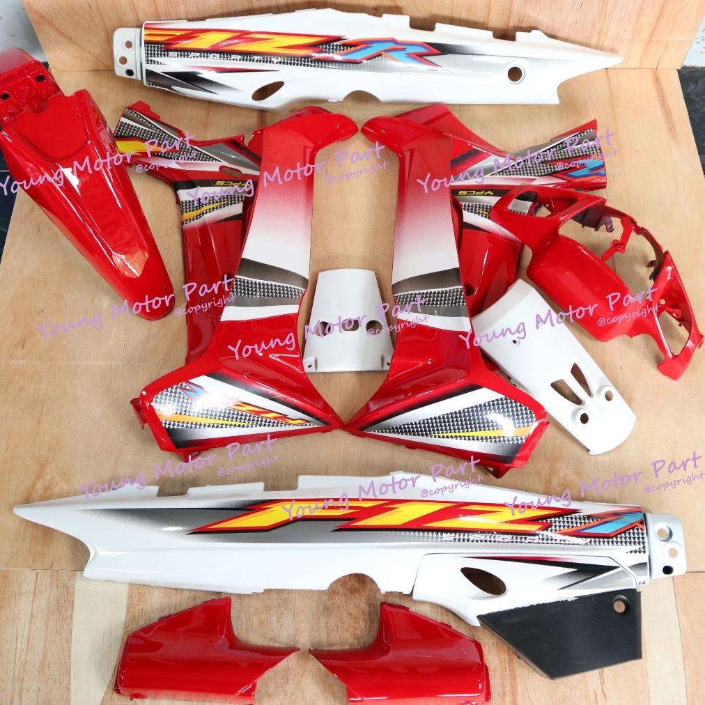 Cover Bodi Full Set Body Fizr Fiz R Sporty Merah 2004