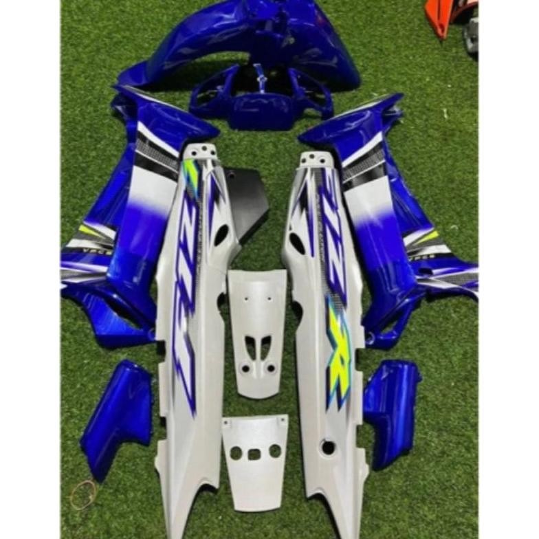 Cover Body Fullset Yamaha FizR F1zR FizR FIZR FullClutch Biru Putih 2004 Cover Body Halus Sett FullC