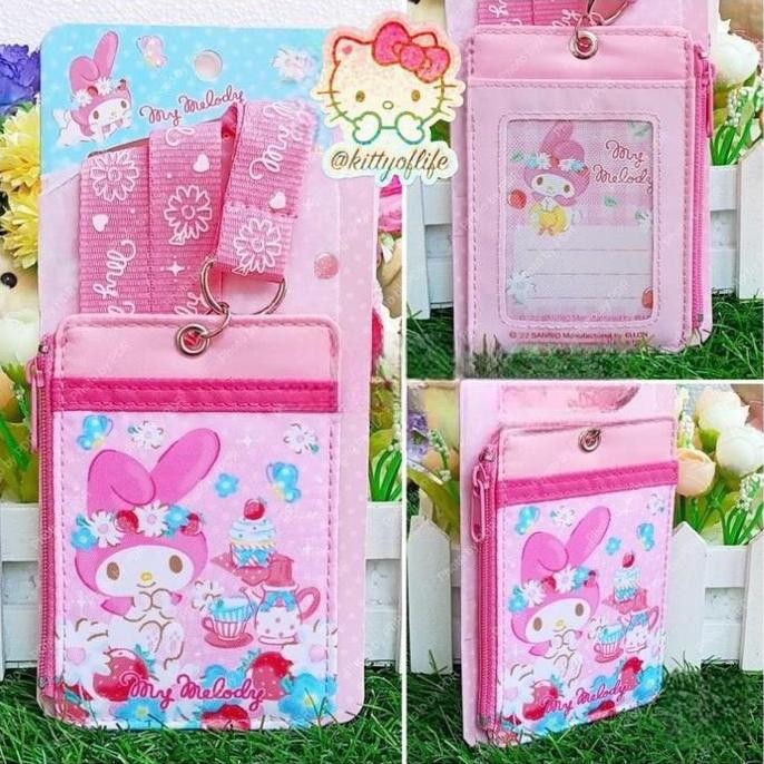 

READY Gantungan ID Card Holder w Neck Strap Sanrio Original My Melody NEW